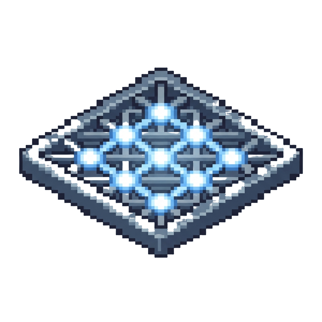 Bright White Plasma Floor Charge Grid