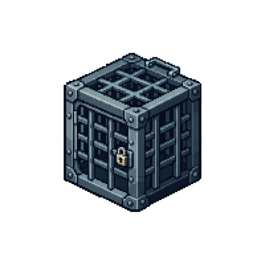 A Reinforced Alloy Security Cage