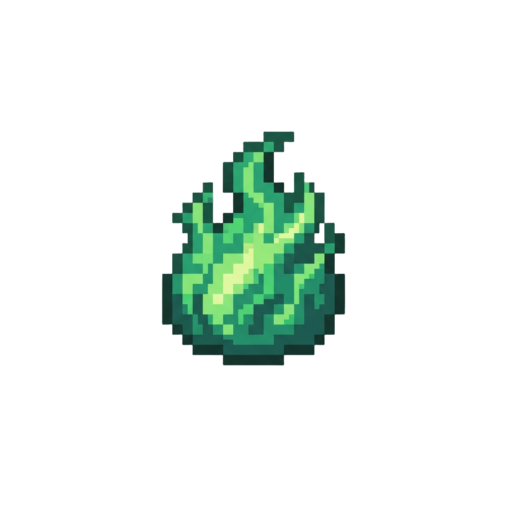 Emerald Green Rage Aura
