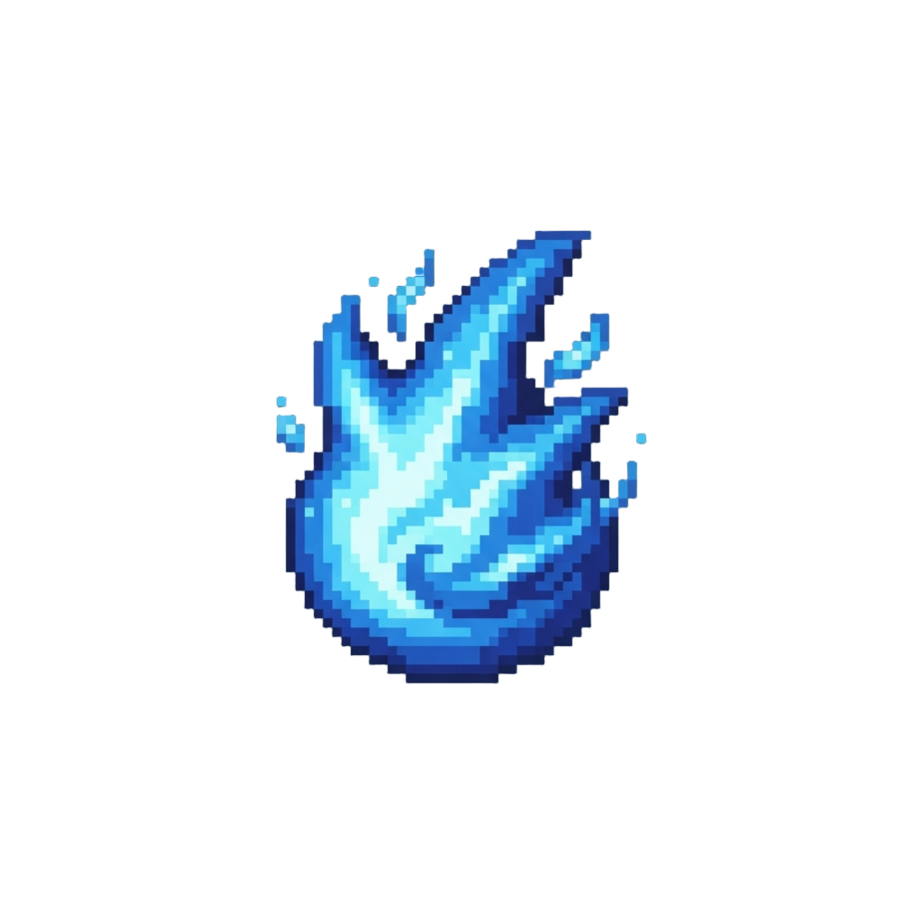 Electric Blue God Aura