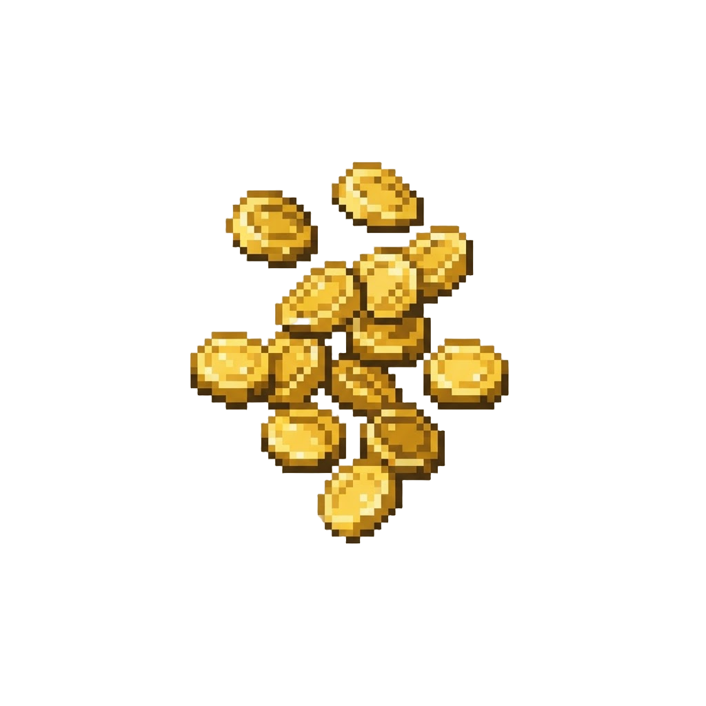 A Shower of Shiny Gold Coins