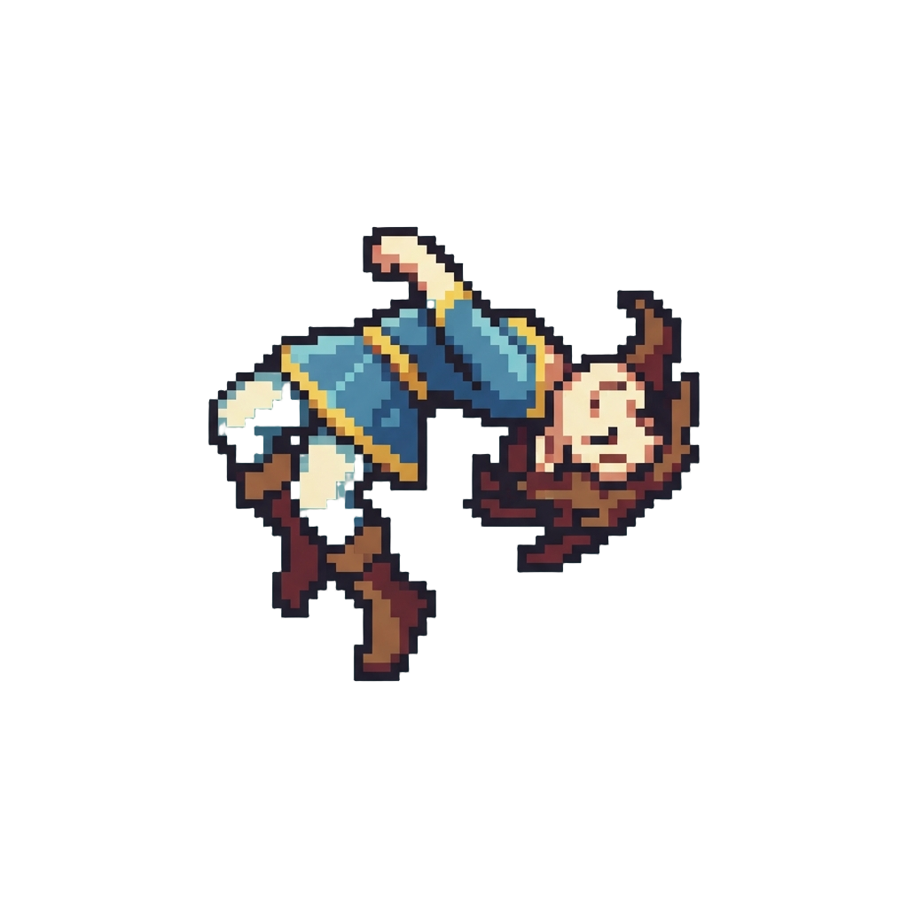 A Joyful Mid-air Backflip Twist