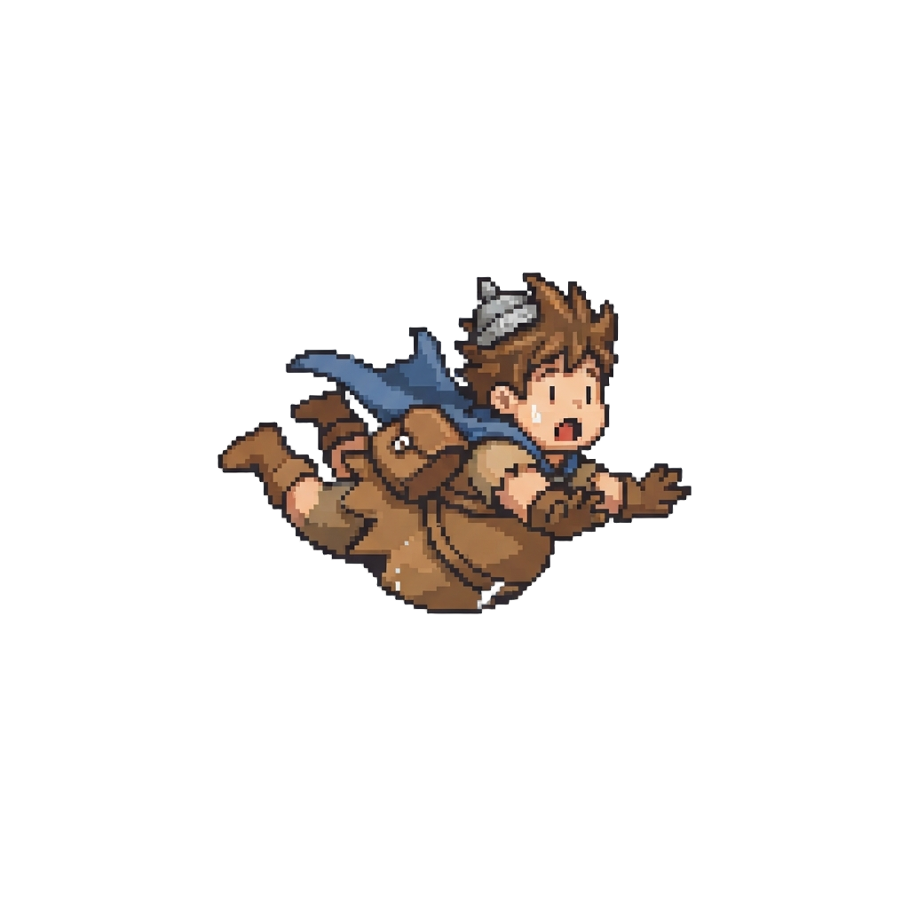 A Funny Belly-flop Entrance Pose