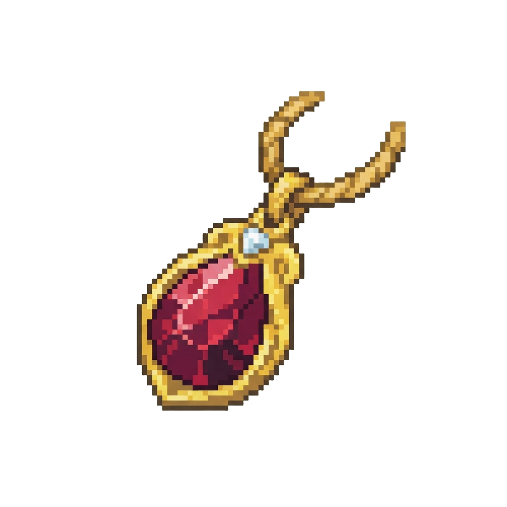 A Shimmering Silk Lucky Pendant