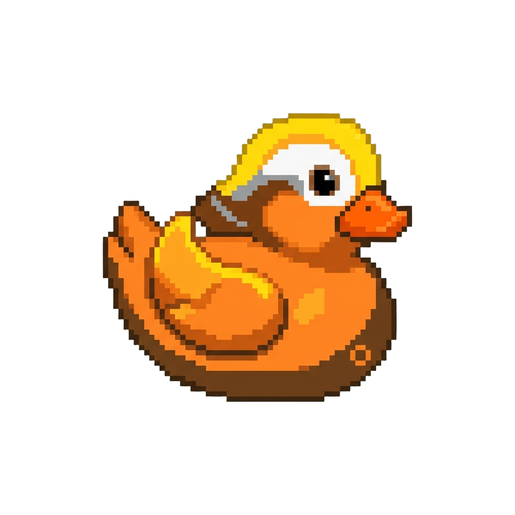A Squeaky Rubber Mandarin Duck