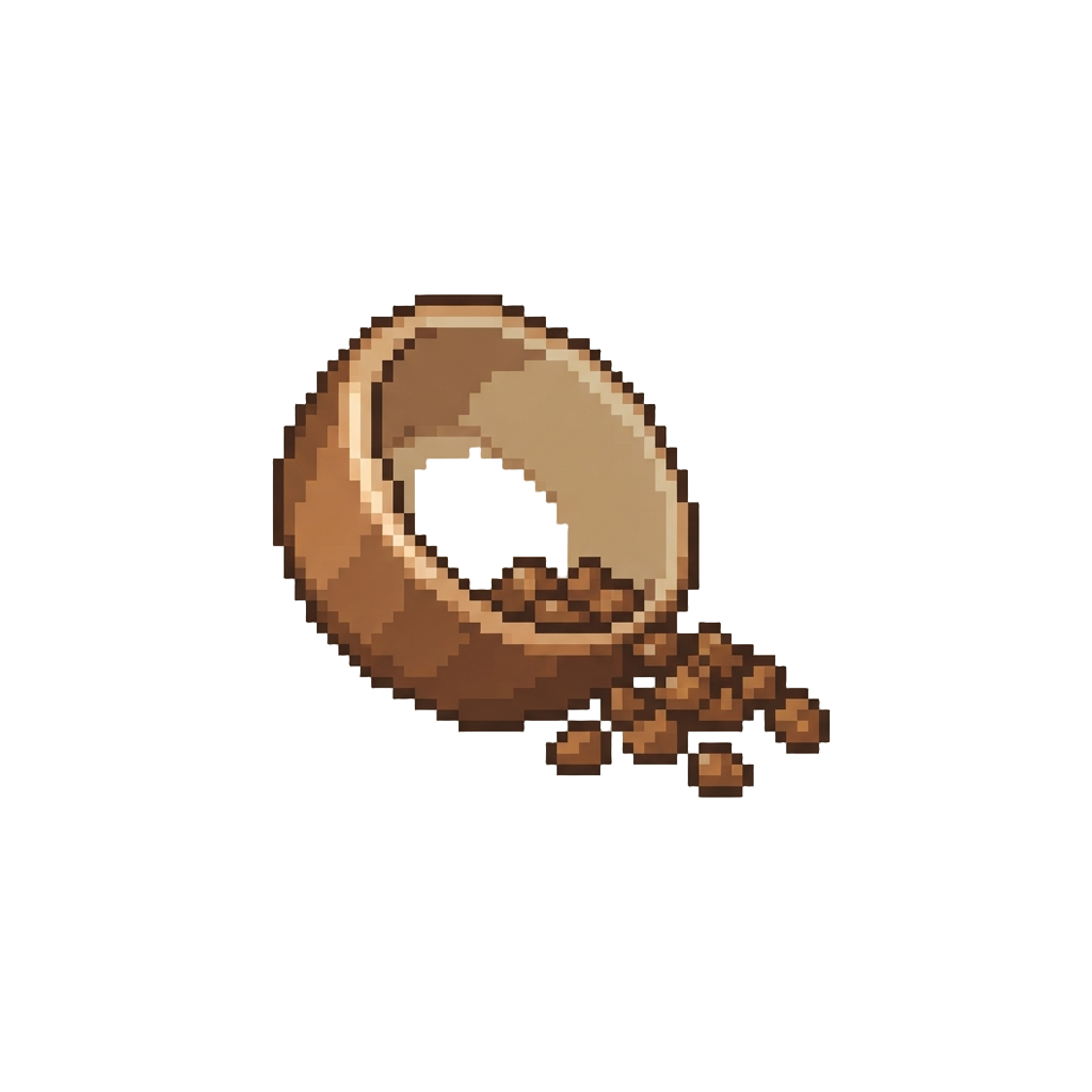 A Spilled Bowl of Dog Kibble