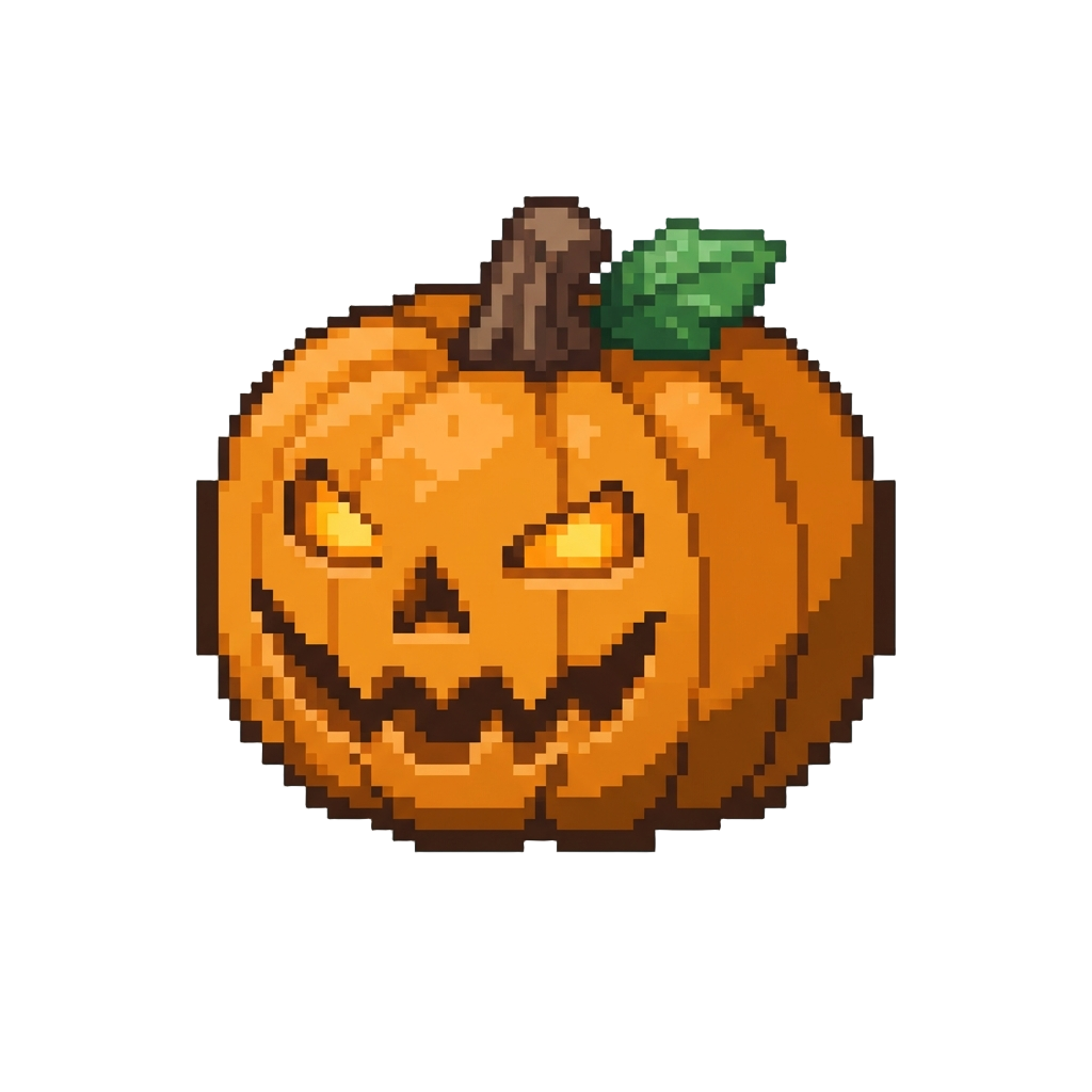 A Hyper-detailed Grinning Jack-o'-lantern