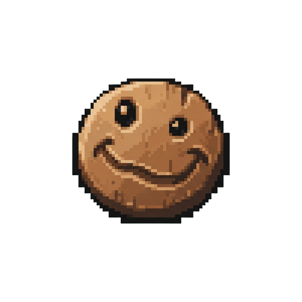 A Wobbly Crooked Smile with Uneven Eyes