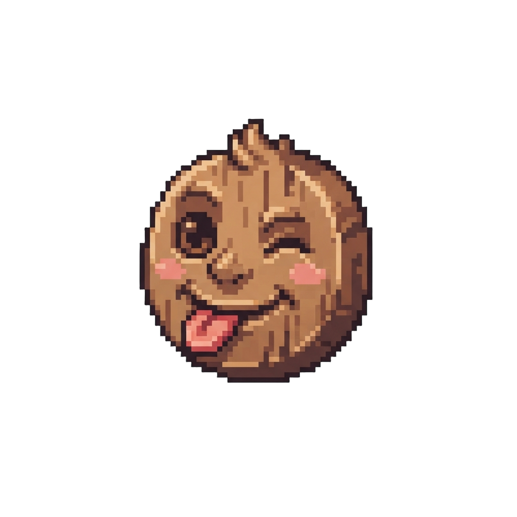 A Tongue-sticking-out Funny Face