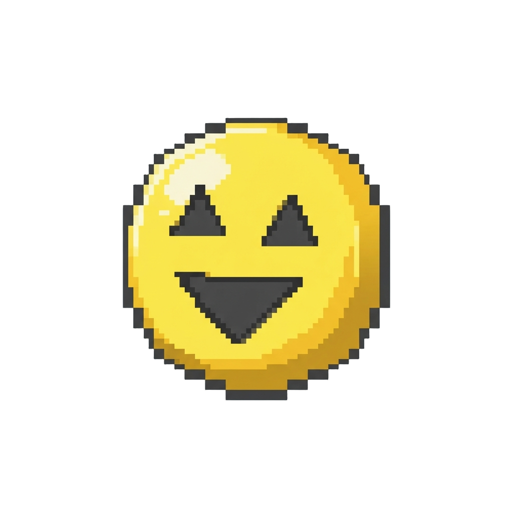 A Simple Classic Three-triangle Smile Face
