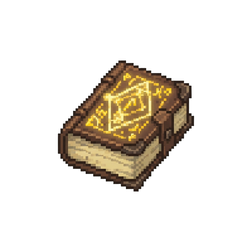 A Journal of Glowing Golden Runes