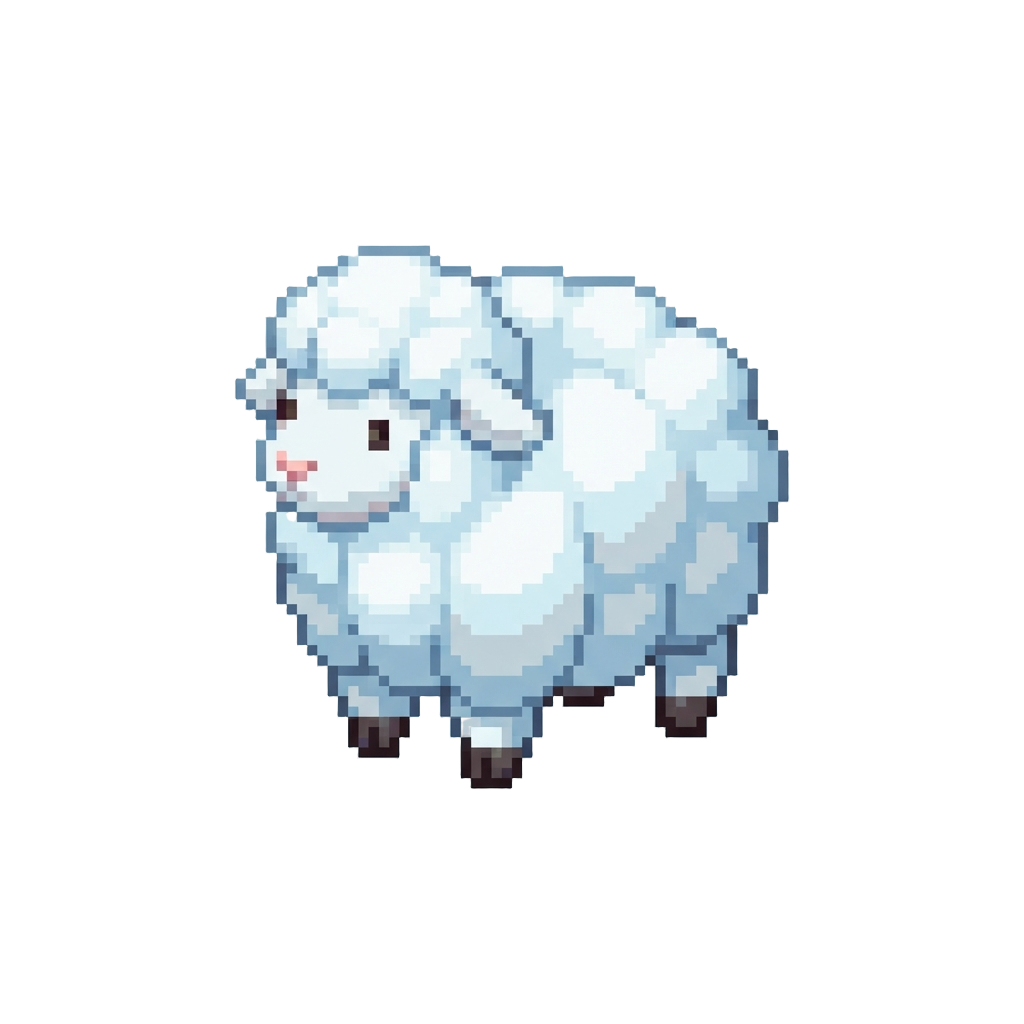 A Giant Fluffy Marshmallow Cloud Sheep