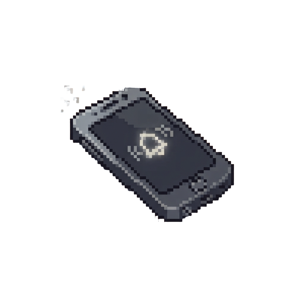 A Vibrating Phone Ringing Repeatedly on the Wooden Floor