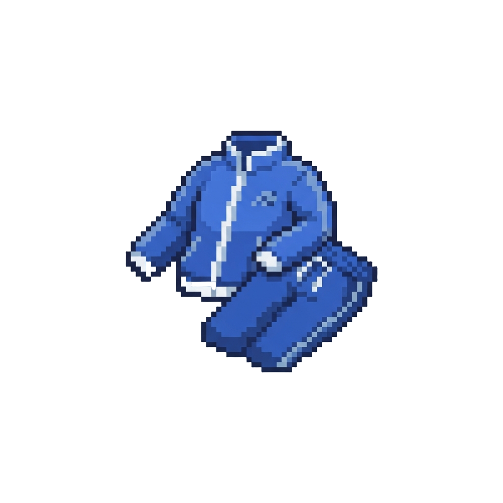 A Sporty Athletic Jacket and Joggers