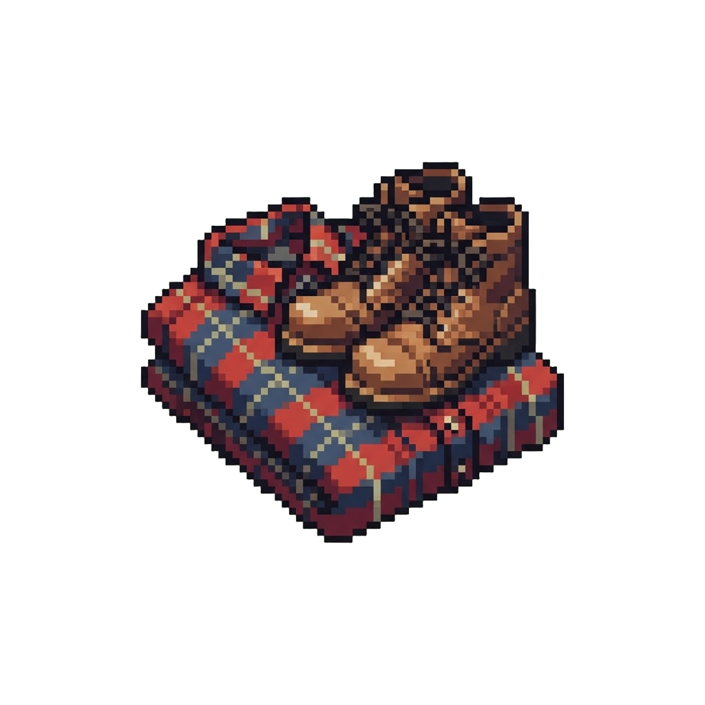 A Relaxed Plaid Flannel and Boots