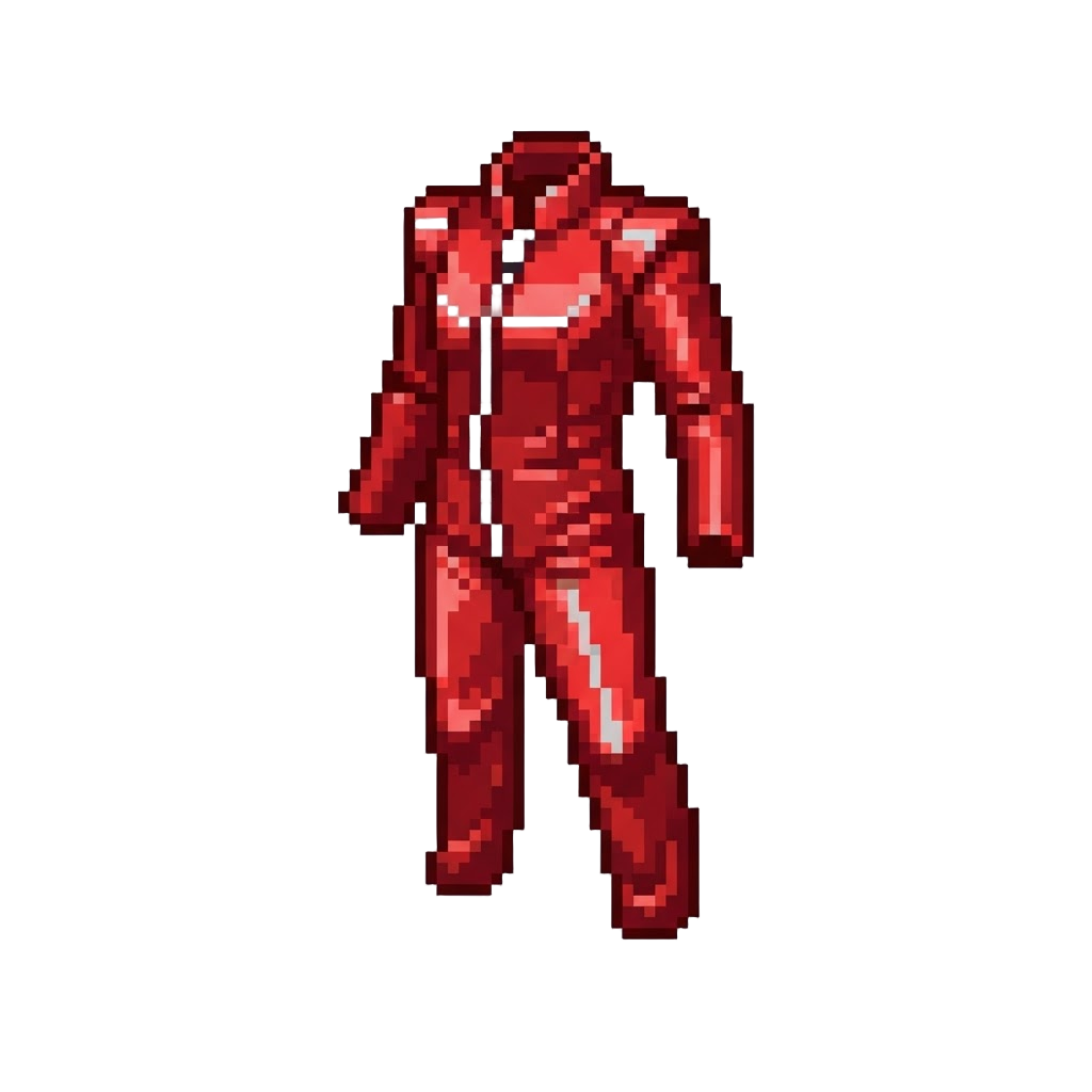 A Shimmering Metallic Red-carpet Jumpsuit