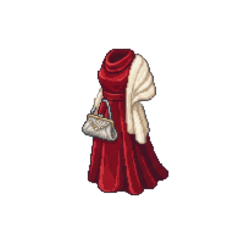 A Classic Vintage Hollywood Glam Ensemble