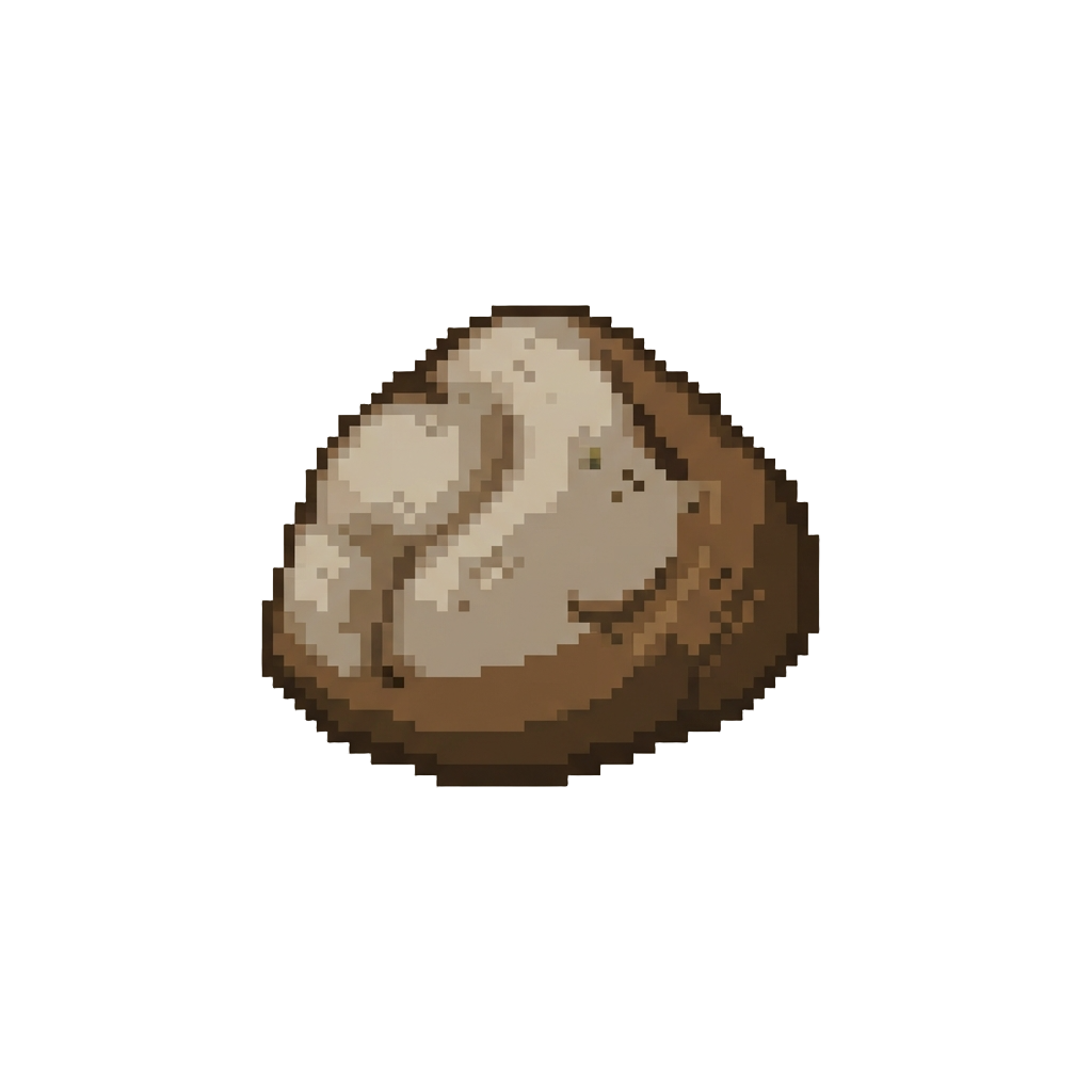 A Muddy Brown Trash Squishy Dumpling