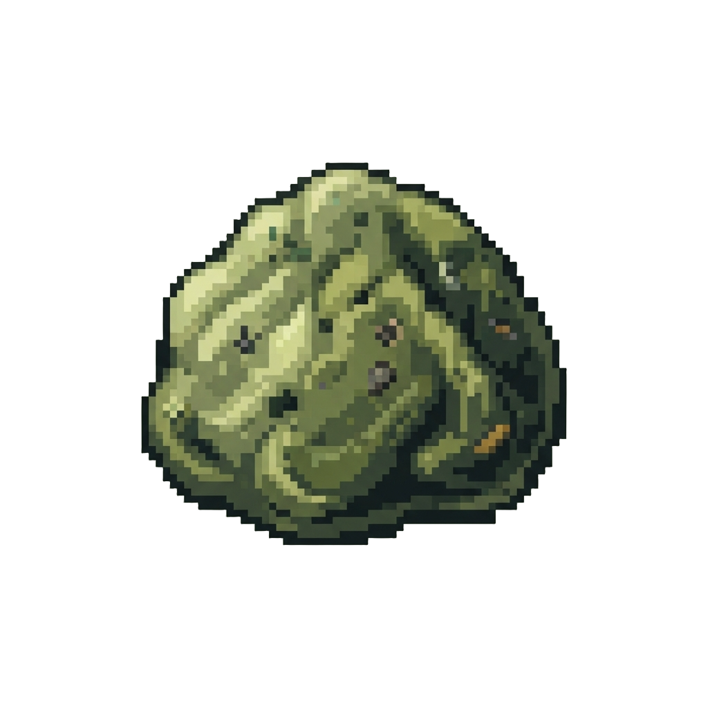 A Rotten Green Slime Trash Squishy Dumpling