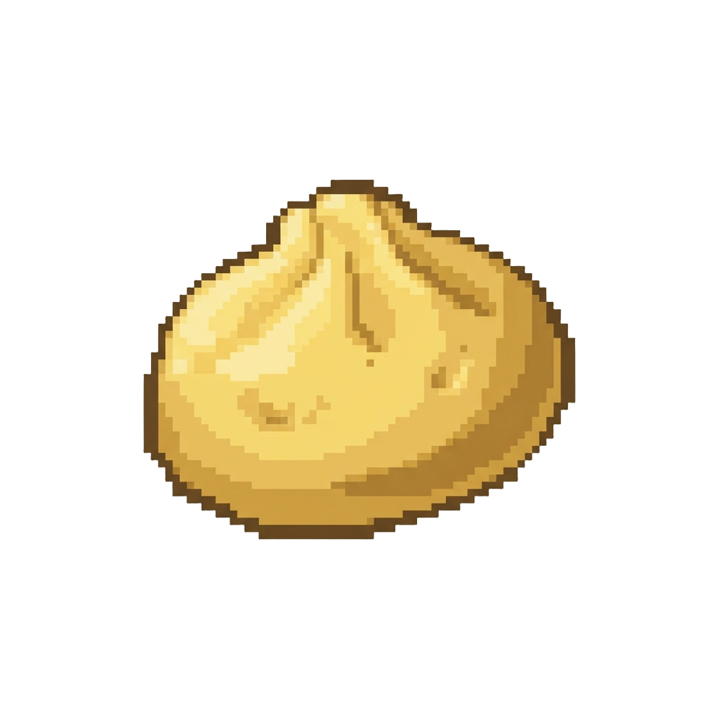 A Warm Golden-yellow Squishy Dumpling