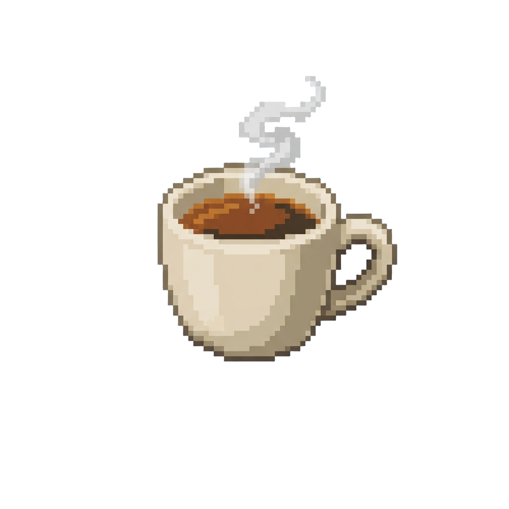 A Floating Cup of Hot Steaming Tea Softly Spinning