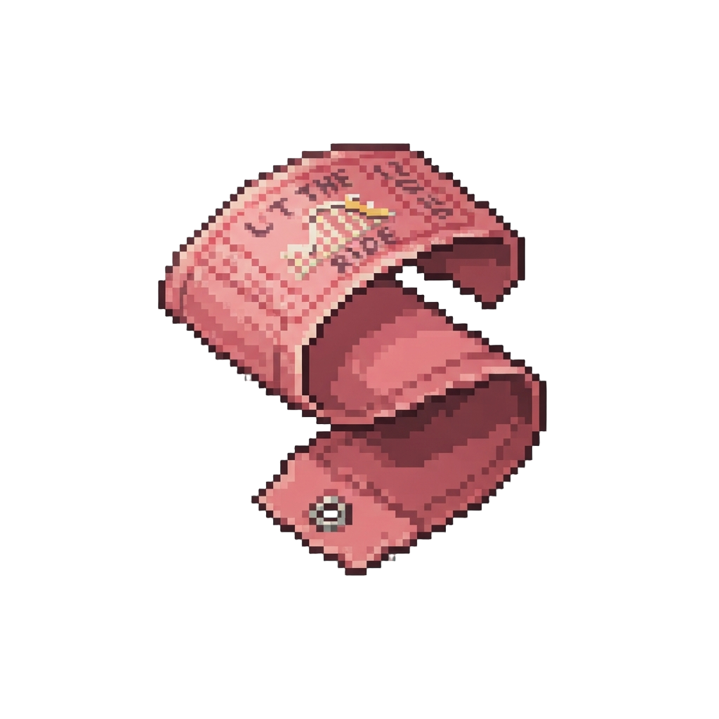 A Lost Coaster Ride Ticket Streamer