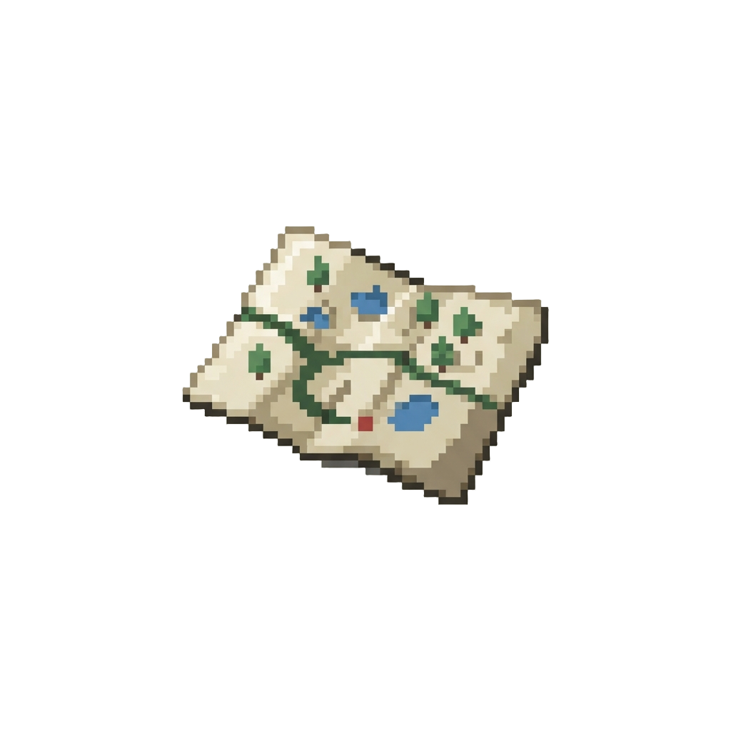 A Loose Paper Park Map