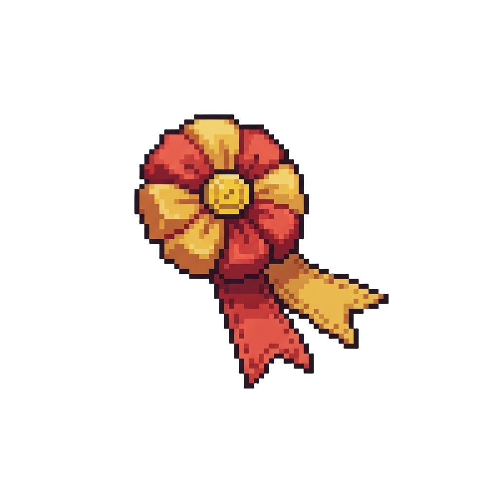 A Flying Plush Carnival Prize Ribbon