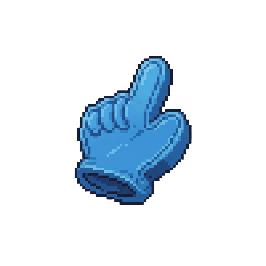 A Loose Foam Finger