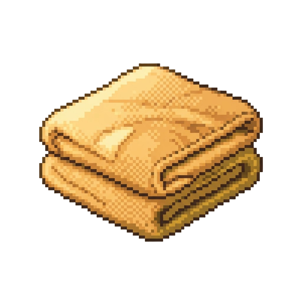 A Pile of Cozy Golden Fleece Blankets