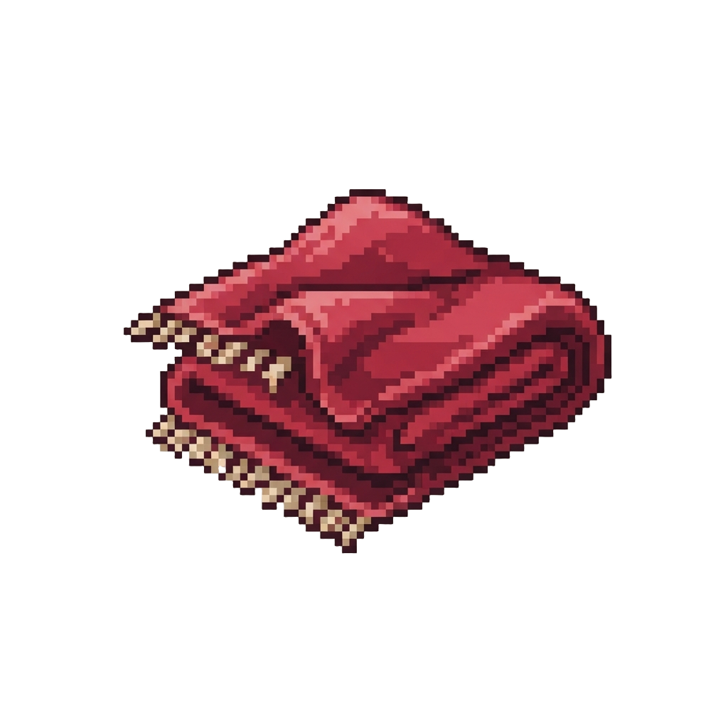 A Plush Red Velvet Carpet