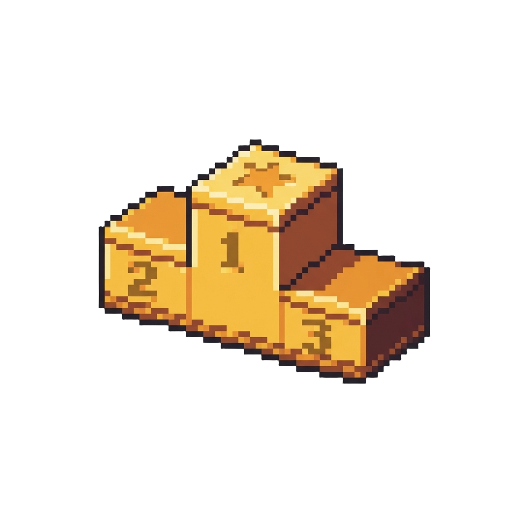 A Golden Victory Podium