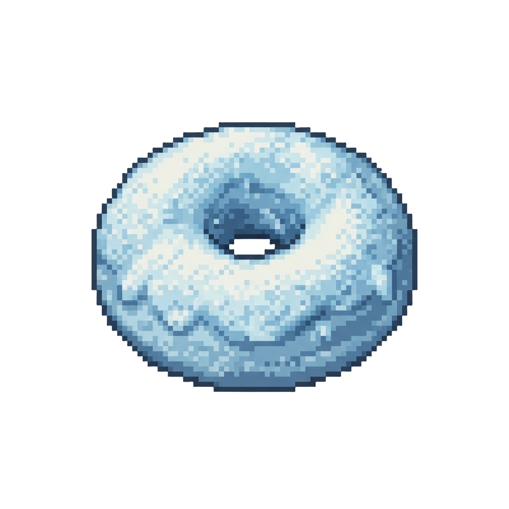 A Massive Powdered Snowdrift Shaped Like a Donut