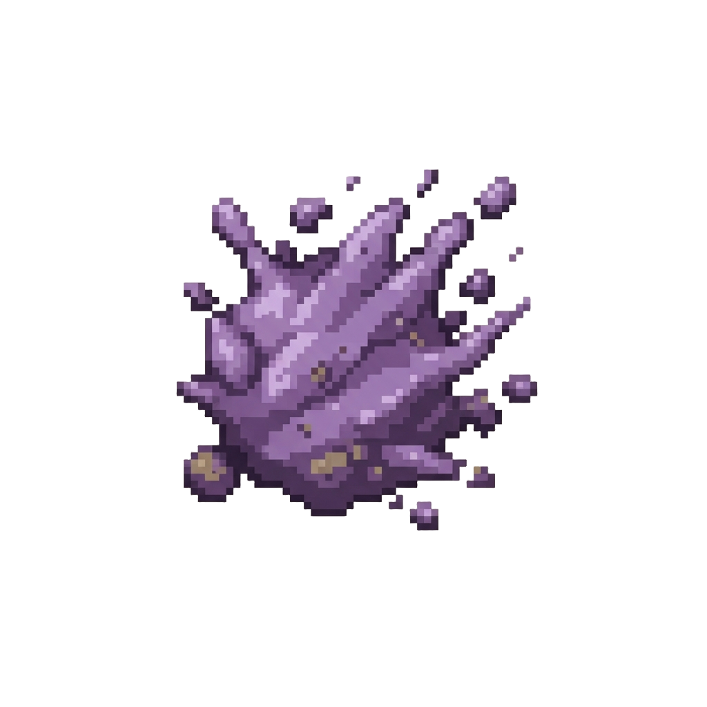 A Burst of Harmless Violet Mud