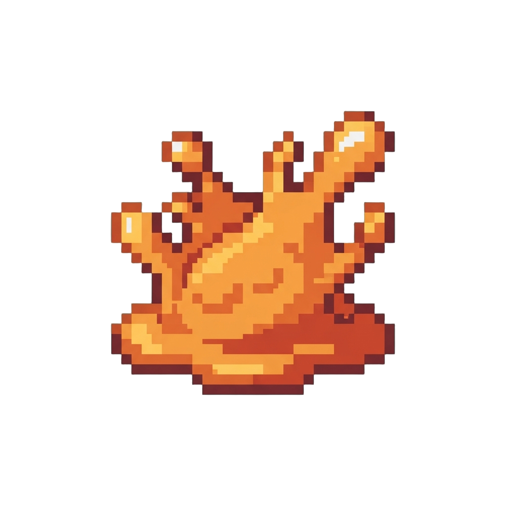 A Splash of Soft Orange Goo
