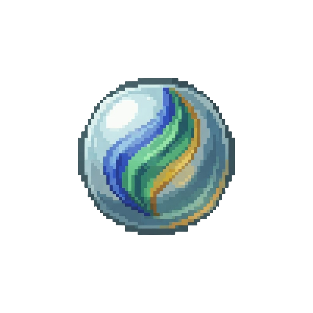 A Stray Rolling Marble