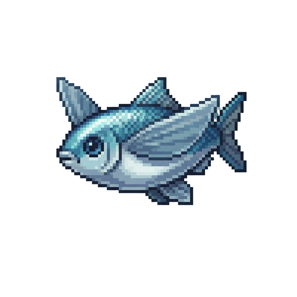 A Shiny Slippery Flying Fish