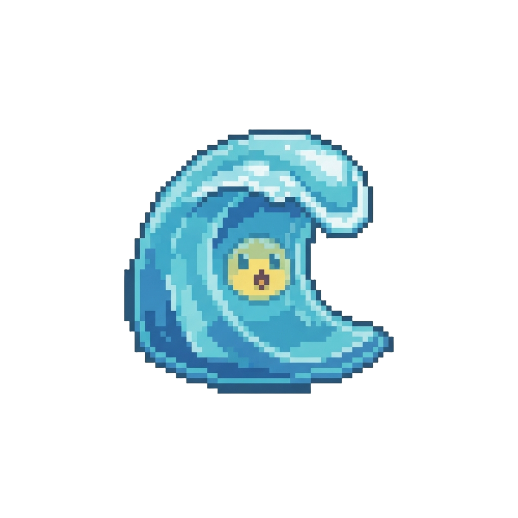 A Surprise Soft Jelly Wave Crest