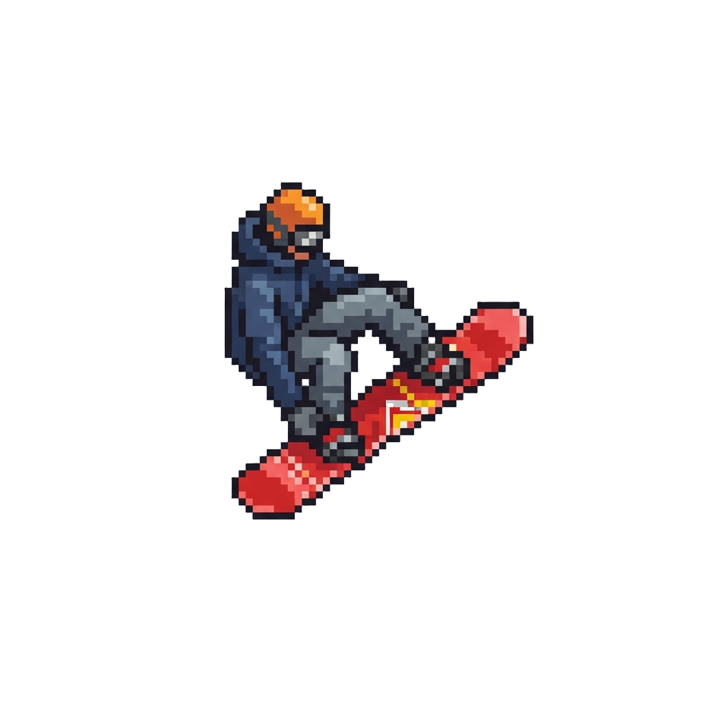 A Slick Board-grab Air Maneuver