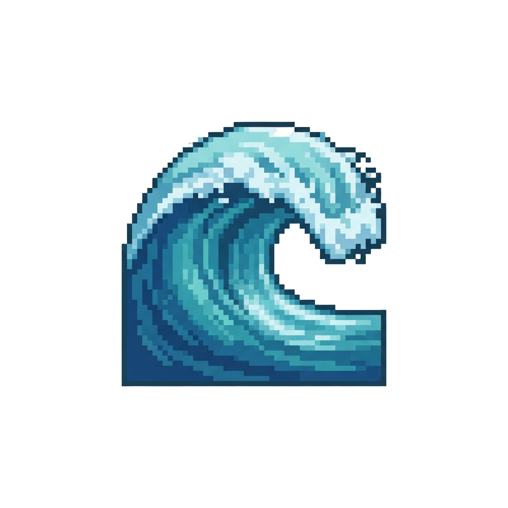 A Sudden Steep Wave Barrel Collapse