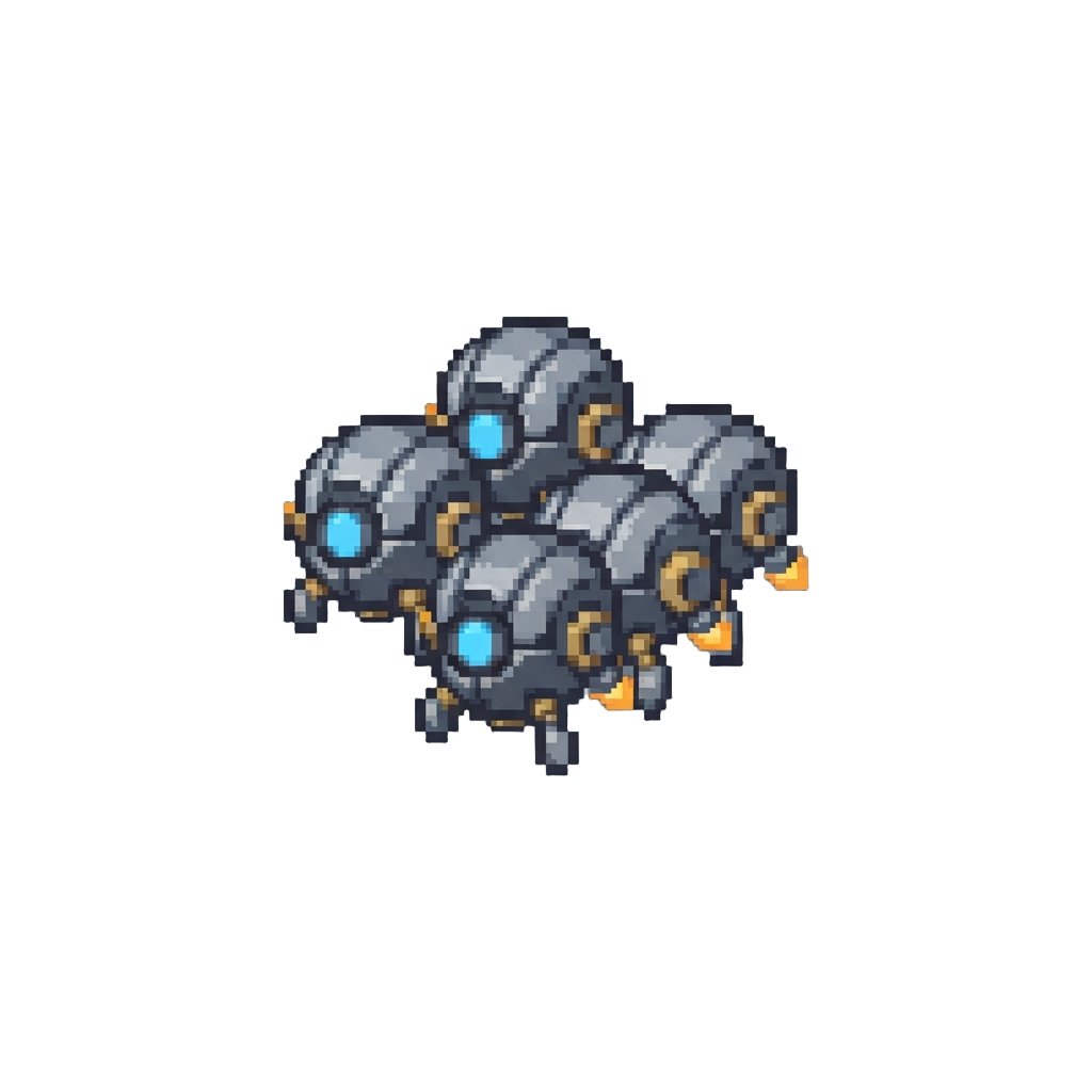 A Horde of Mechanical Minion Drones