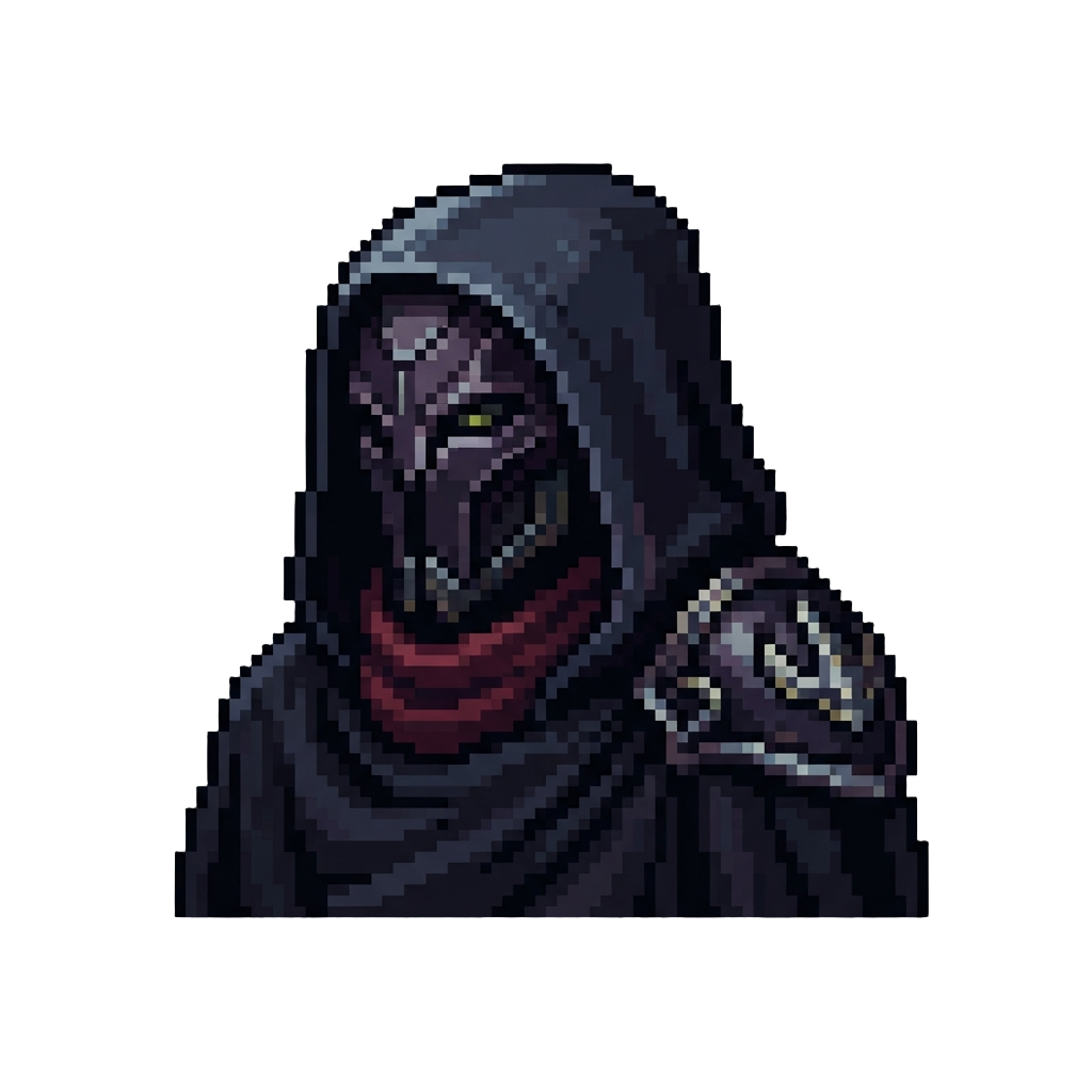 A Shadowy Masked Mastermind Villain