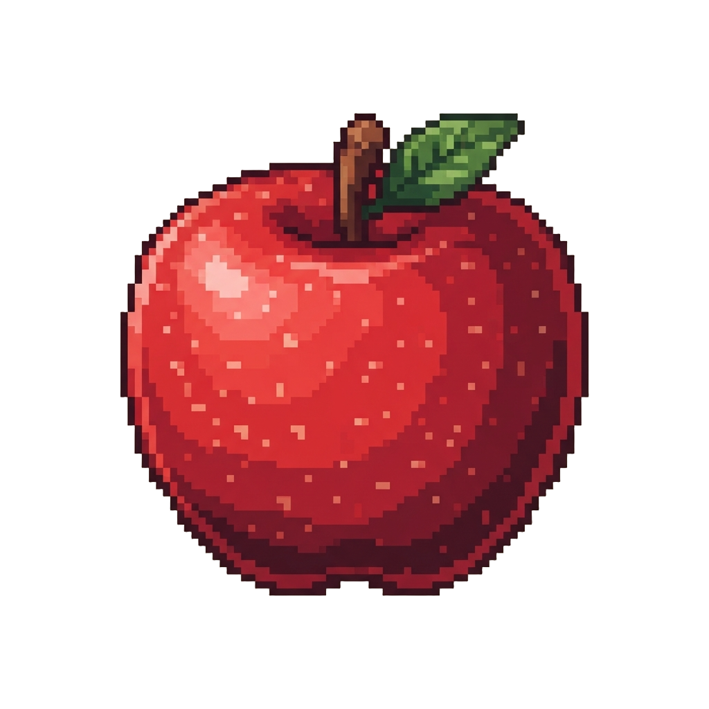 A Speckled Candy Red Apple