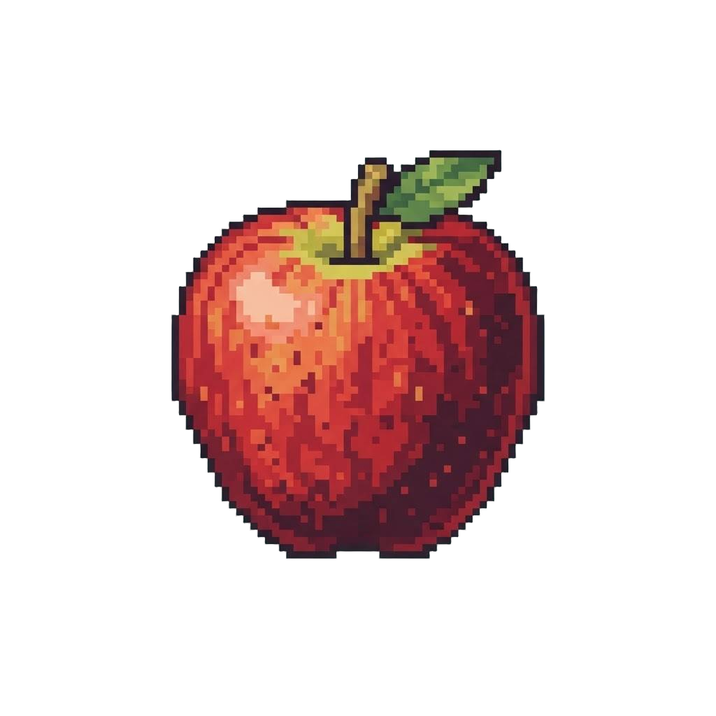 A Crisp Gala Red Apple