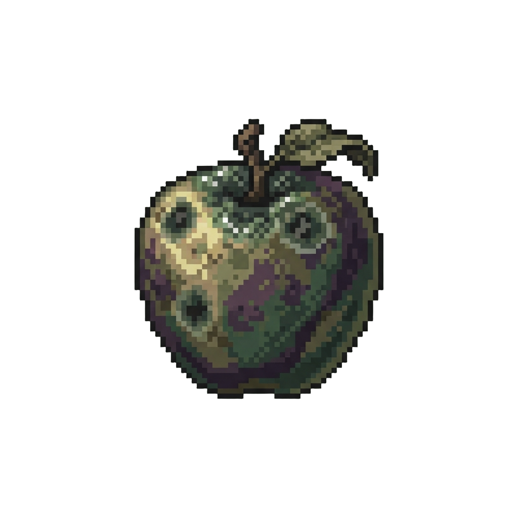 A Moldy Bruised Swamp Apple