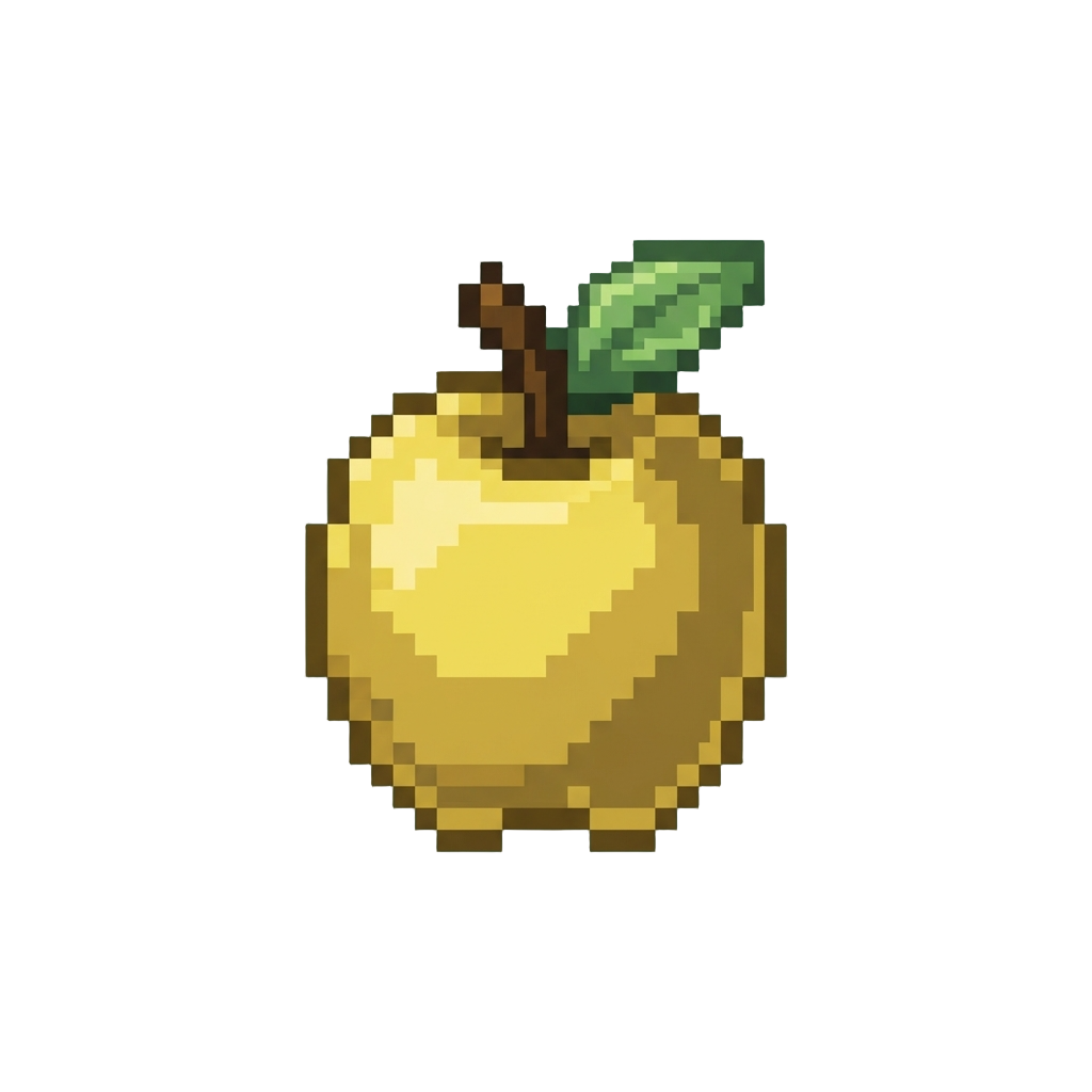 A Reflective Gilded Apple