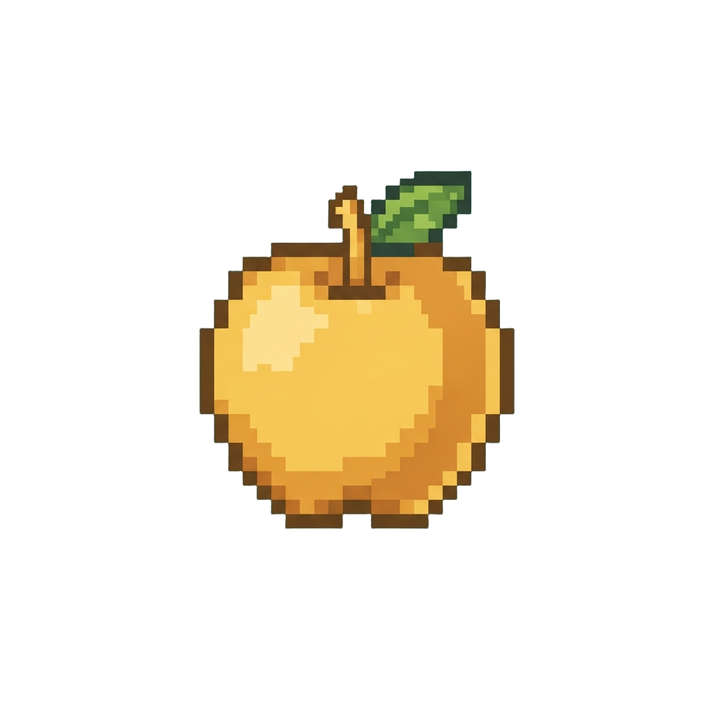 A Polished Solid-gold Apple