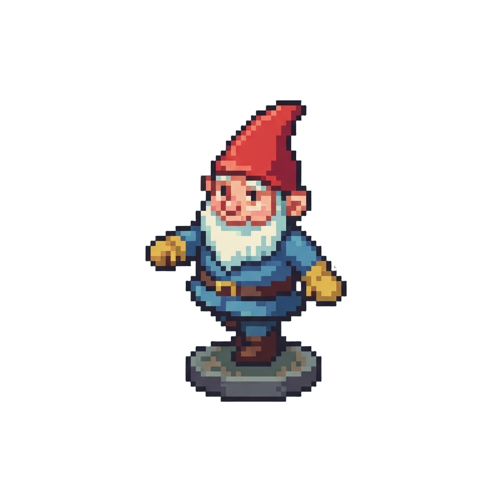 A Spinning Garden Gnome