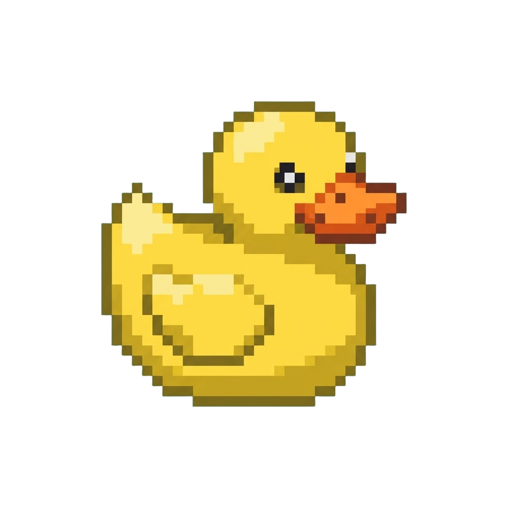A Bright Yellow Rubber Duck