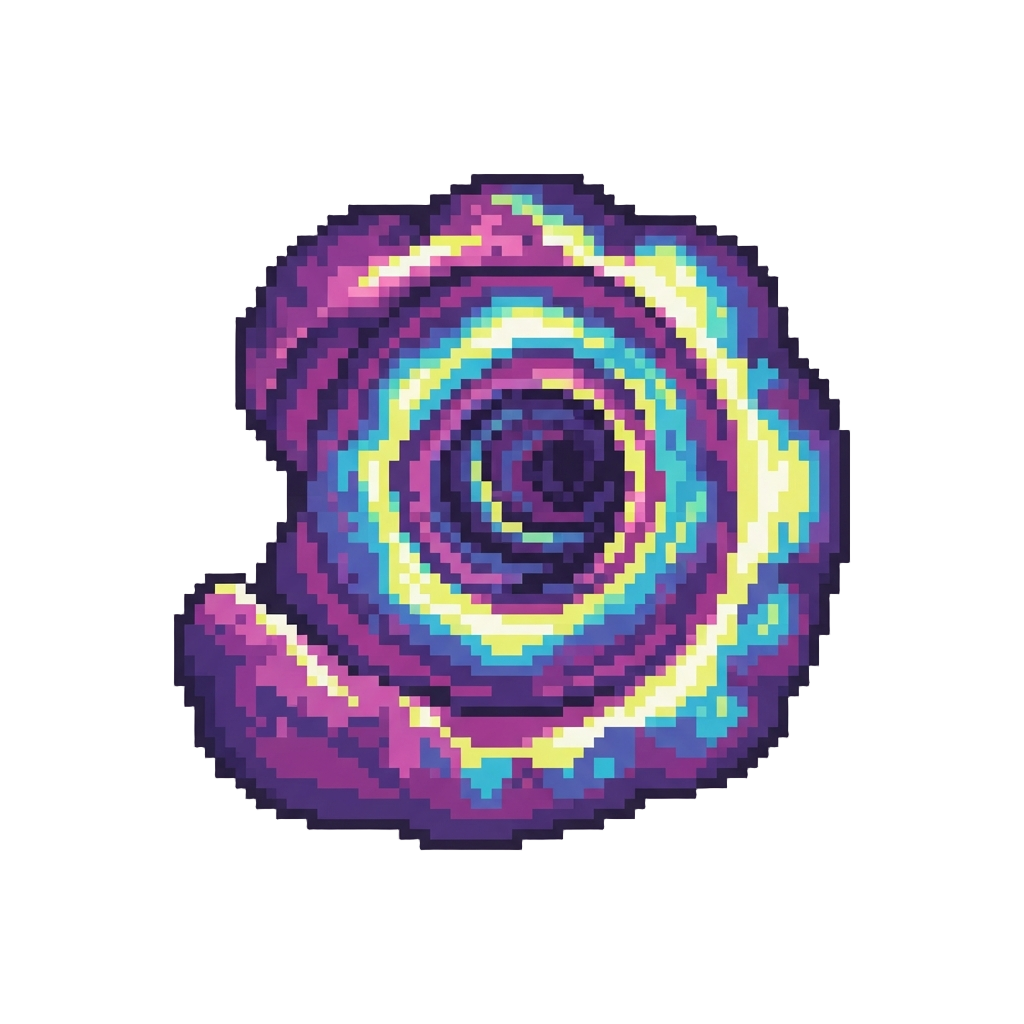 A Swirling Cosmic Tunnel of Strobing Tie-dye Clouds